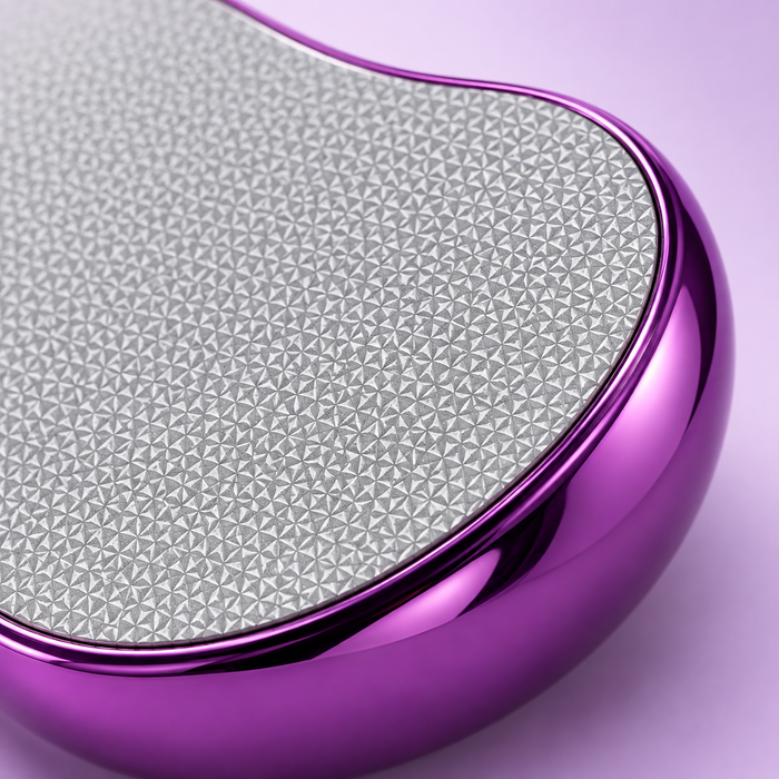 Close-up of the nano-crystal glass plate