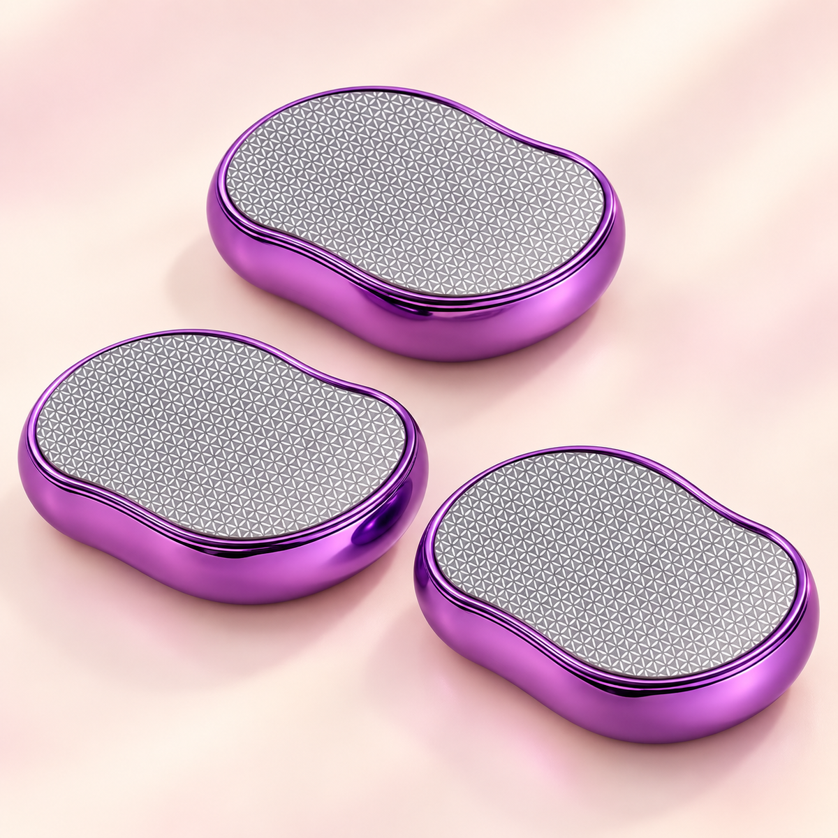 The Trio - Purple - 3 erasers